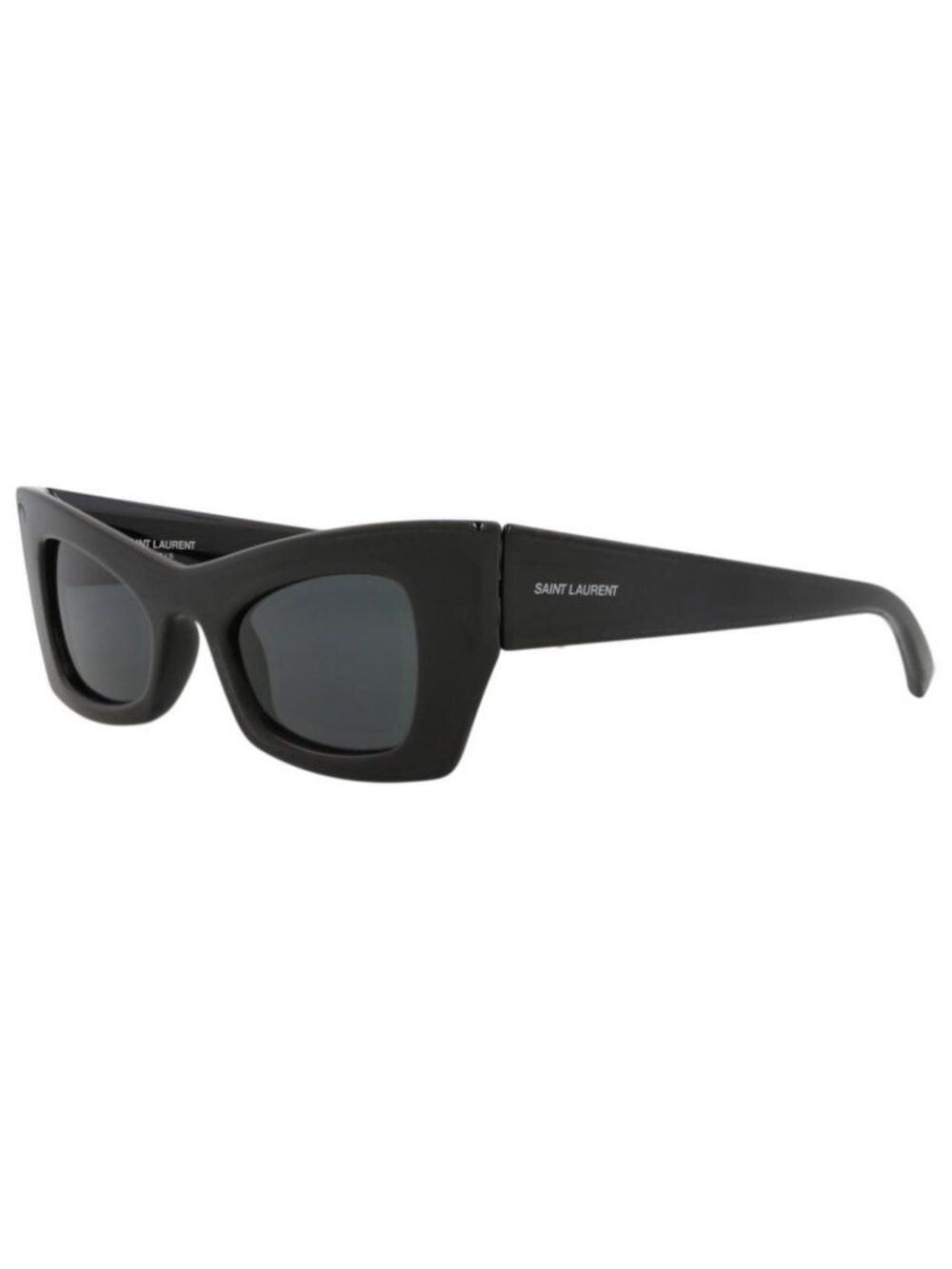 New Saint Laurent Womens Cat Eye Black Black Black Fashion Designer Sunglasses